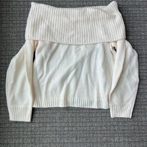Abercrombie & Fitch Ivory Knit Sweater
